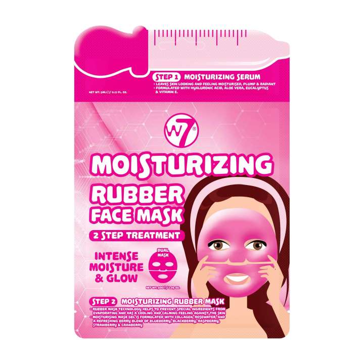 Gesichtsmaske - Moisturising 2 Step Treatment Rubber Face Mask