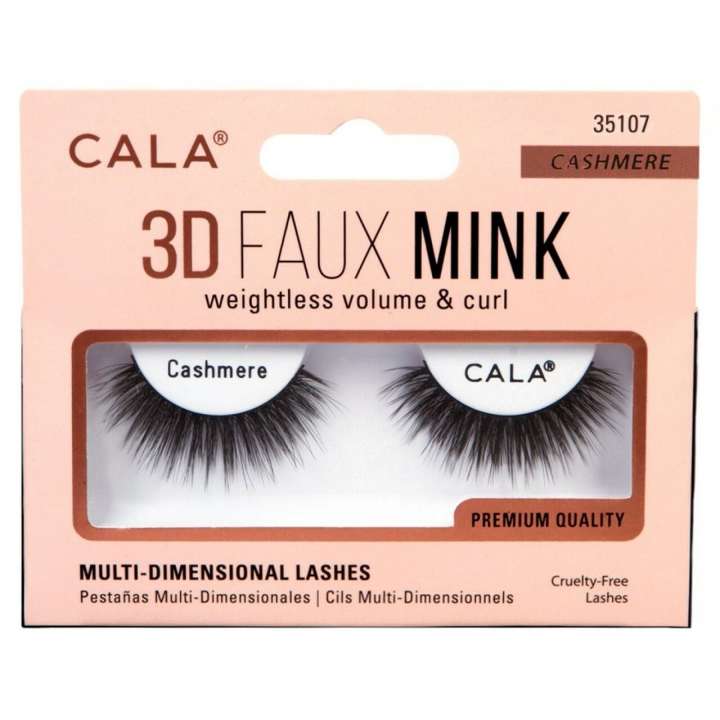 False Eyelashes - 3D Faux Mink Lashes - Cashmere