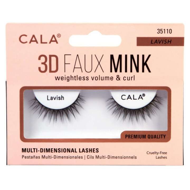 False Eyelashes - 3D Faux Mink Lashes - Lavish