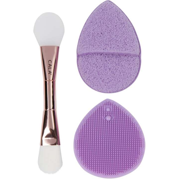 Gesichtspflegeset - Cleanse & Refresh - Mask Brush & Exfoliator Set