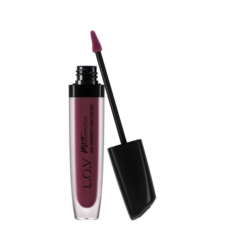 Flüssig-Lippenstift - MATTdevotion Non-Transfer Liquid Lipstick