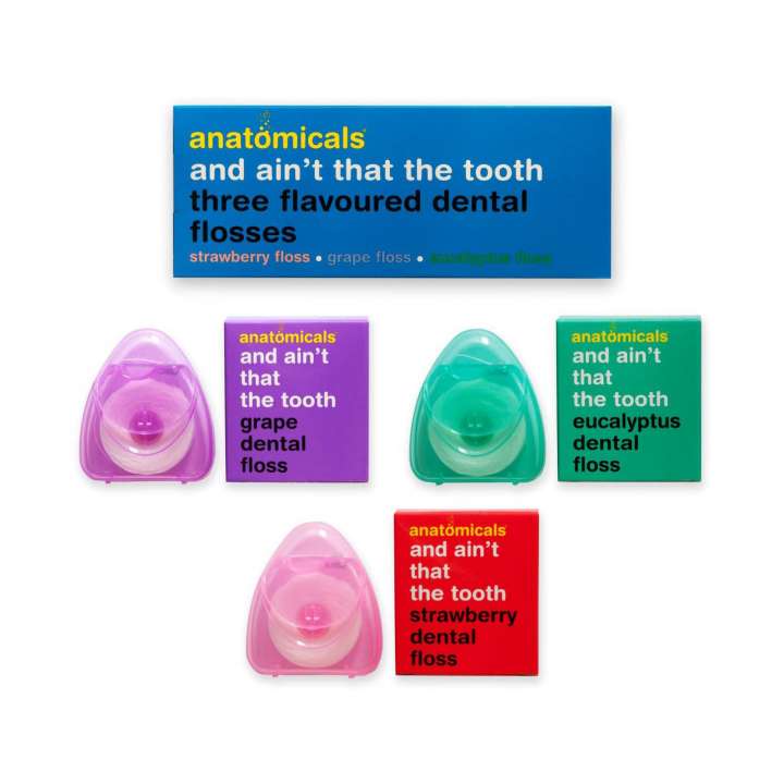 Fil Dentaire - And Ain't That The Tooth - Three Flavoured Dental Flosses (3 Pièces)