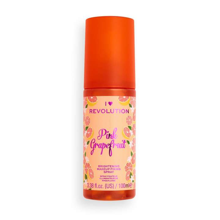 Spray Fixant - Brightening Makeup Fixing Spray - Pink Grapefruit 