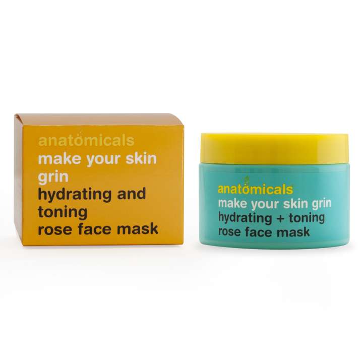 Gesichtsmaske - Make Your Skin Grin - Hydrating & Toning Rose Face Mask
