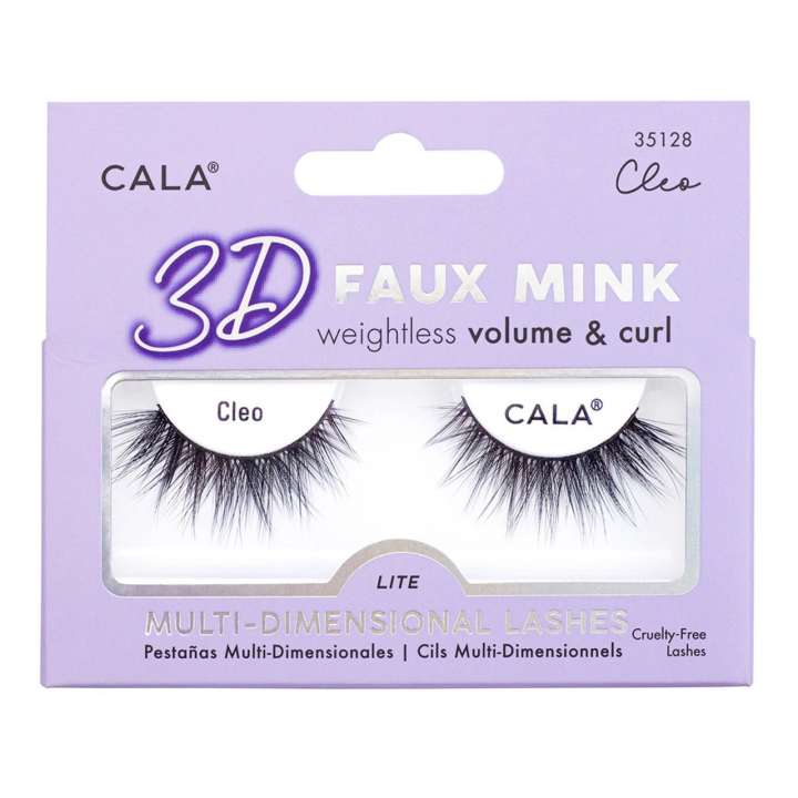 False Eyelashes - 3D Faux Mink Lite - Cleo