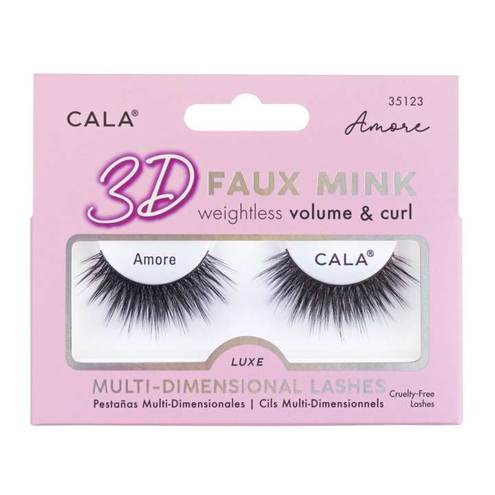 False Eyelashes - 3D Faux Mink Luxe - Amore