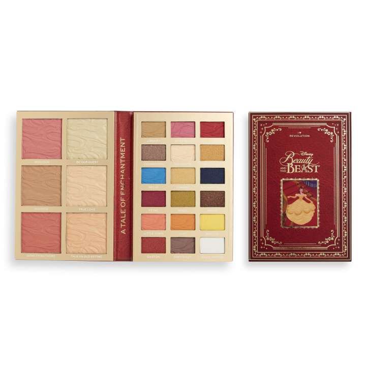Make-Up Palette - Disney Fairytale Book Palette - Beauty And The Beast