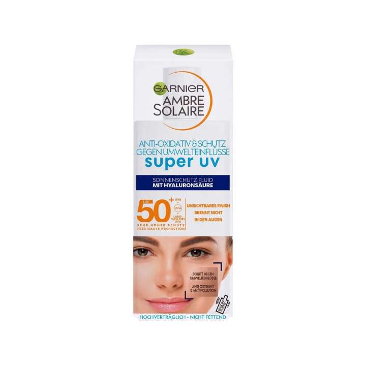 Sonnenschutz Gesicht - Ambre Solaire - Anti-Oxidativ & Schutz Gegen Umwelteinflüsse Super UV LSF 50