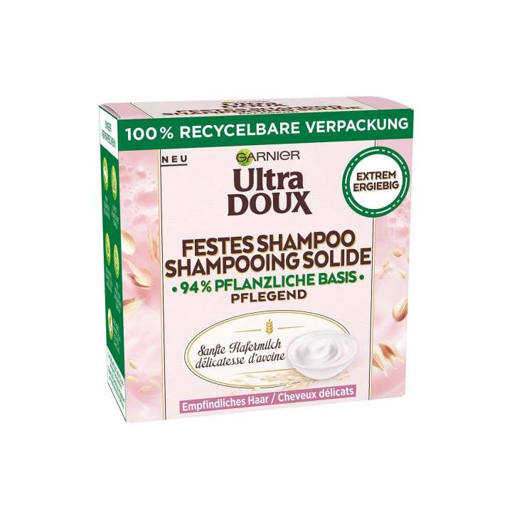 Ultra Doux - Festes Shampoo - Sanfte Hafermilch