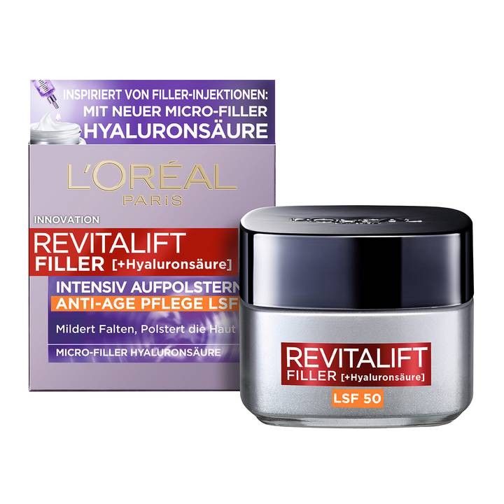 Revitalift Filler Intensiv Aufpolsternde Anti-Age Pflege LSF 50 Revitalift Filler Intensiv Aufpolsternde Anti-Age Pflege LSF 50
