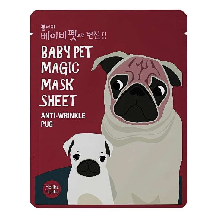 Tuchmaske - Baby Pet Magic Mask Sheet - Anti-Wrinkle Pug