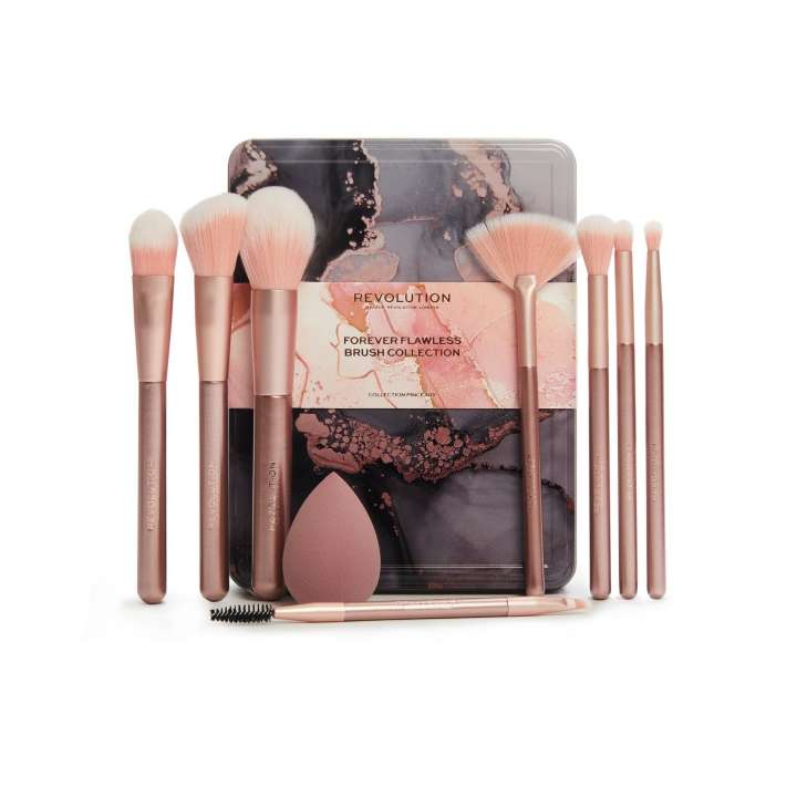 8-Teiliges Pinsel-Set & Make-Up Schwamm - Forever Flawless Brush Collection