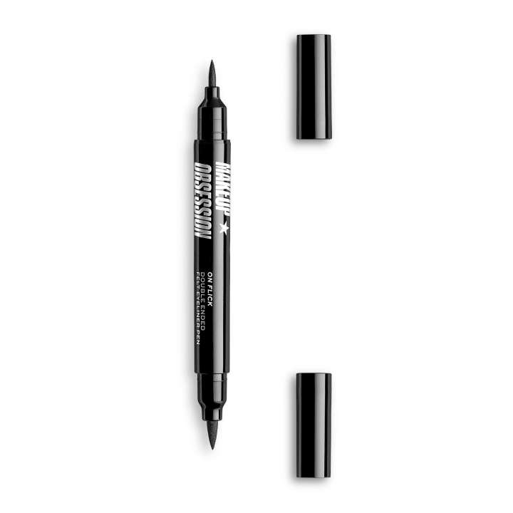 Flüssig-Eyeliner - On Flick Double Ended Felt Eyeliner Pen