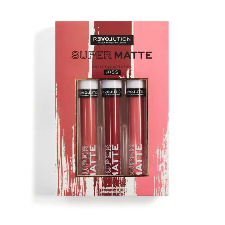 Flüssig-Lippenstift Set - Super Matte - Matte Liquid Lip Set