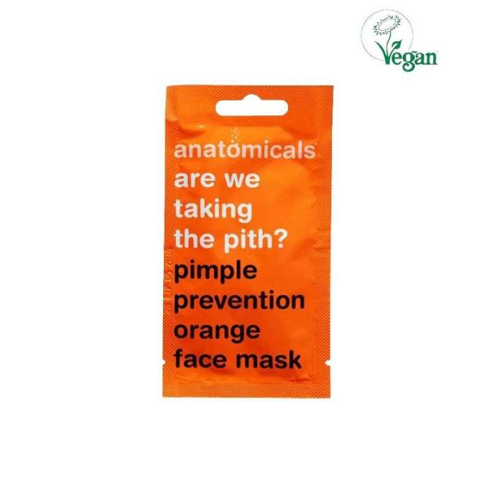 Are We Talking The Pith? - Pimple Prevention Orange Face Mask