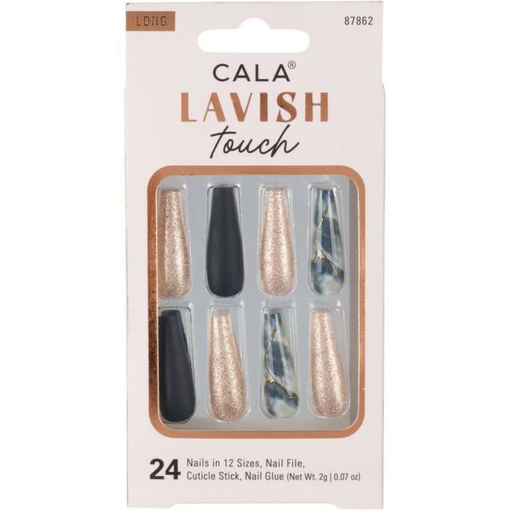 False Nails - Lavish Touch(24 Pieces)