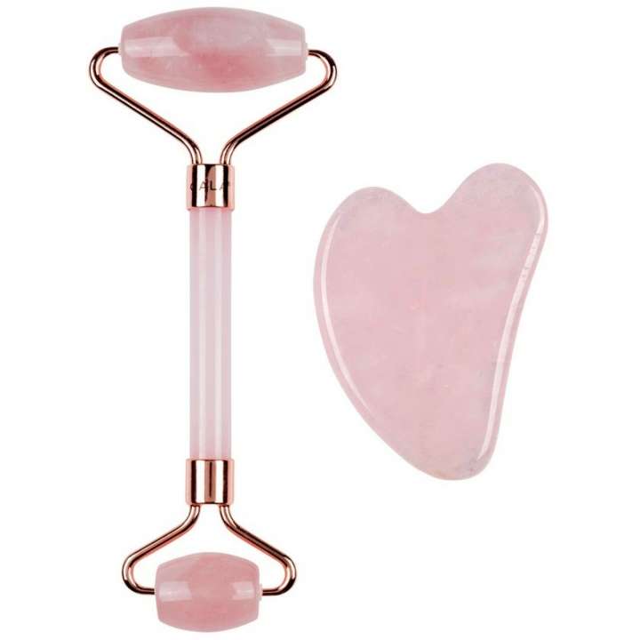 Rose Quartz Facial Roller & Gua Sha Rose Quartz Facial Roller & Gua Sha