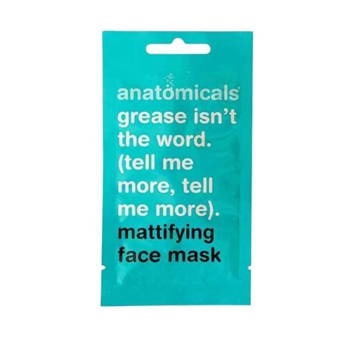 Gesichtsmaske - Grease Isn't The Word. (Tell Me More, Tell Me More). - Mattifying Face Mask