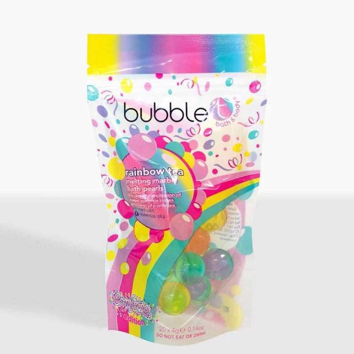 Confetea Edition - Rainbow Tea Melting Marble Bath Pearls 