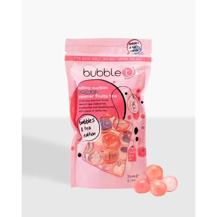 Bubbles & Tea Edition - Summer Fruits Tea Melting Marbles Bath Pearls