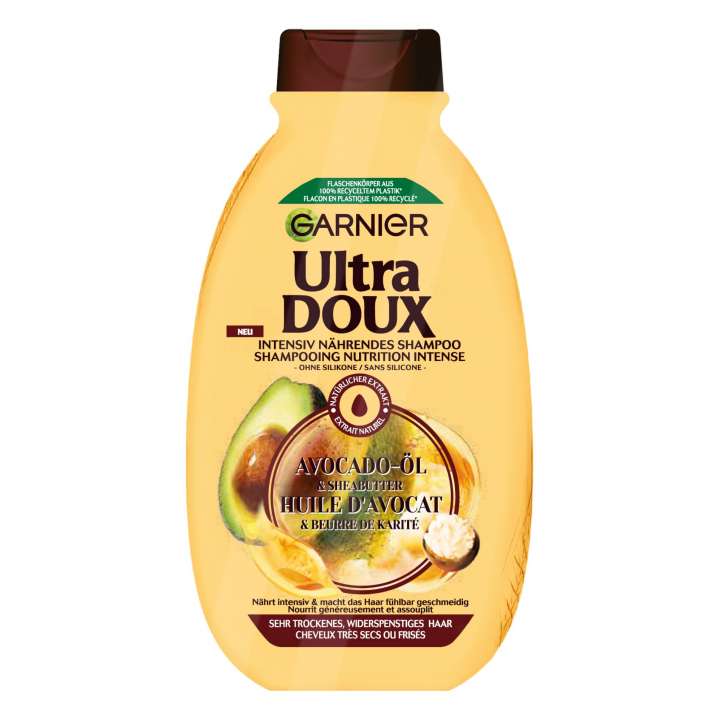 Ultra Doux - Shampooing Nutrition Intense - Huile D'Avocat & Beurre de Karité