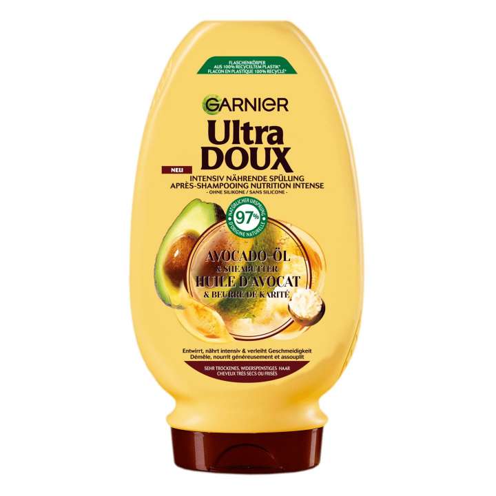 Ultra Doux - Intensiv Nährende Spülung - Avocado-Öl & Sheabutter