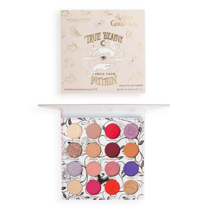 The School For Good & Evil x Makeup Revolution - Evers Shadow Palette -- Lidschatten-Palette The School For Good & Evil x Makeup Revolution - Evers Shadow Palette -- Lidschatten-Palette
