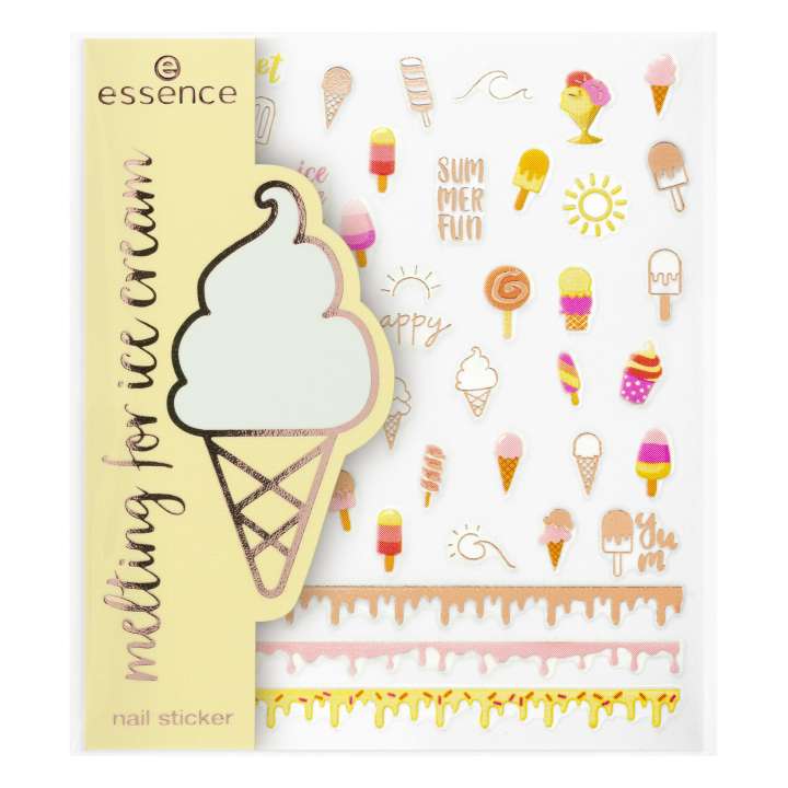 Melting For Ice Cream - Nail Sticker (54 Pieces)