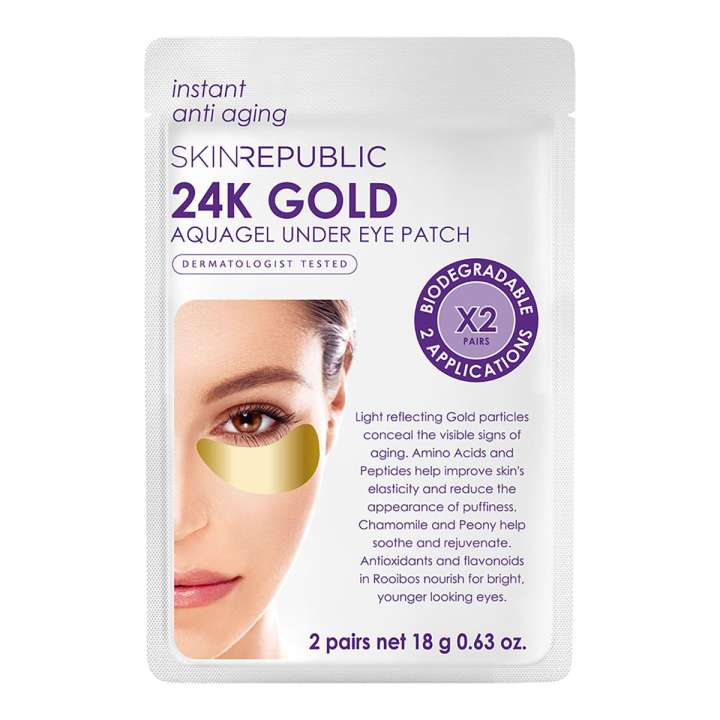 4K Gold Aquagel Under Eye Patche (2 Pairs)