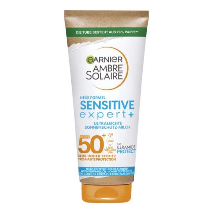 Sun Protecting Milk - Ambre Solaire - Sensitive Expert+  SPF 50