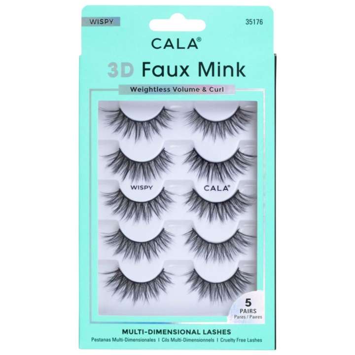 Set Faux Cils - 3D Faux Mink - Wispy Set Faux Cils - 3D Faux Mink - Wispy
