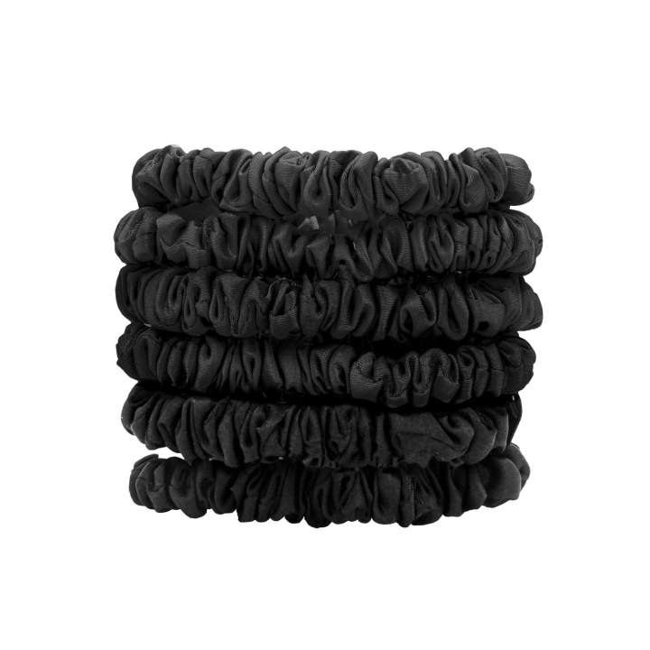 Hair Scrunchies - Silky Knots (6 Pieces)