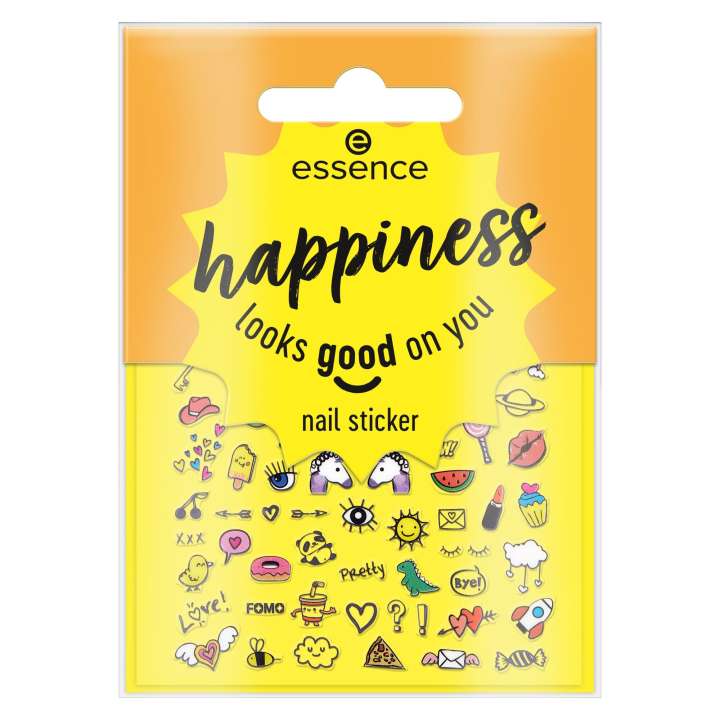 Nail Sticker - Happiness Looks Good On You (57 Stück)