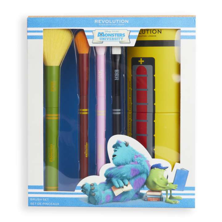 4-Teiliges Pinsel-Set - Disney Pixar Monsters University - Scare Can Brush Set