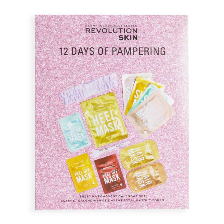 12 Days Of Pampering - Sheet Mask Advent Calendar Set
