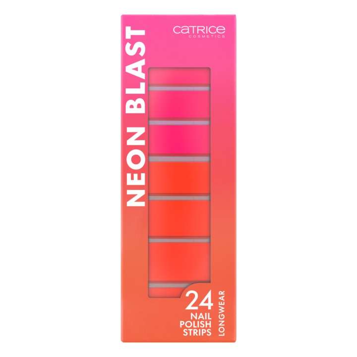 Neon Blast Nail Polish Strips (24 Pieces)