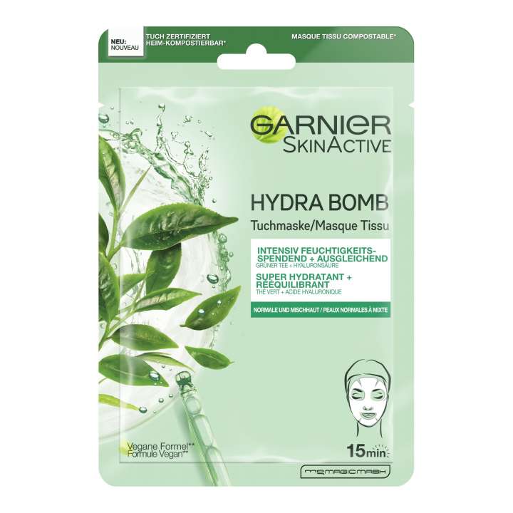 SkinActive Hydra Bomb Tuchmaske - Feuchtigkeitsspendend & Ausgleichend