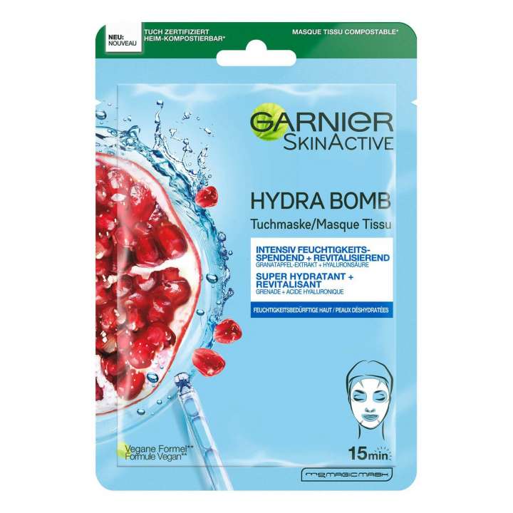 SkinActive Hydra Bomb Tuchmaske - Feuchtigkeitsspendend & Revitalisierend